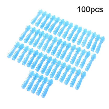 100pcs Stainless Steel Lancet Pen Adjustable Depth Blood Sampling Glucose Test Pen Lancing Device for Diabetics Blood Collect