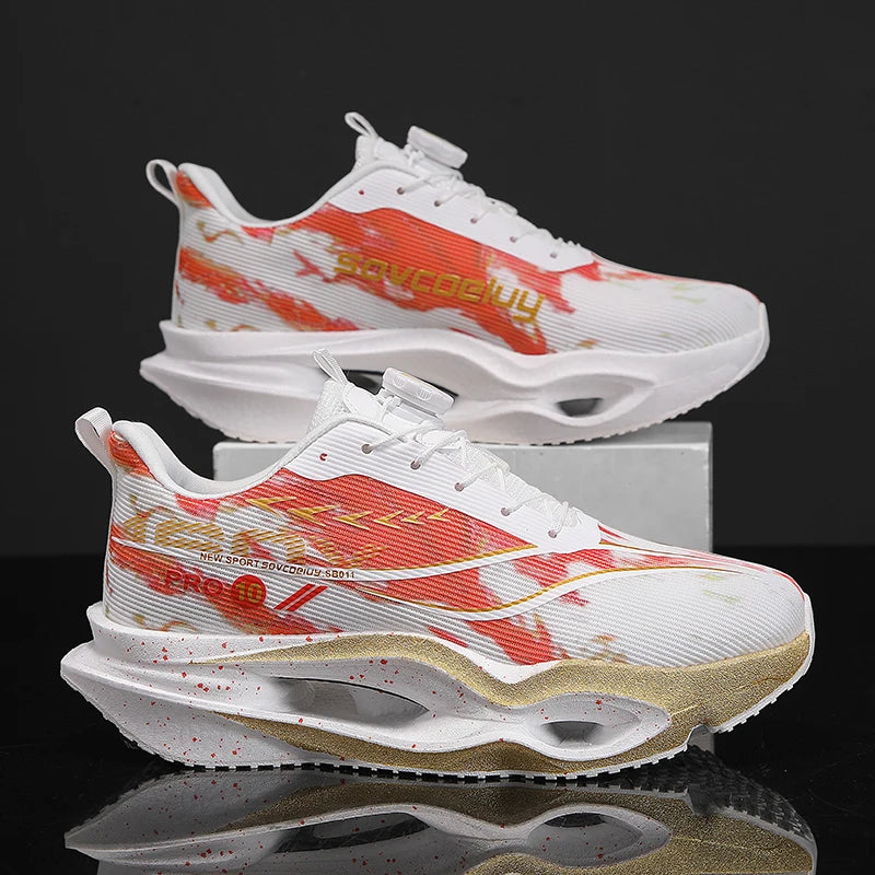 Running Shoes Carbon Board Marathon Men Speciality Sports Breathable Lightweight Women's Comfortable Athletic Nonskid Sneakers