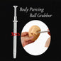 Stainless Steel Flat Back Earrings Applicator Tool Threadless Insertion Pin Thread Body Piercing Kit For Ear Nose Lip
