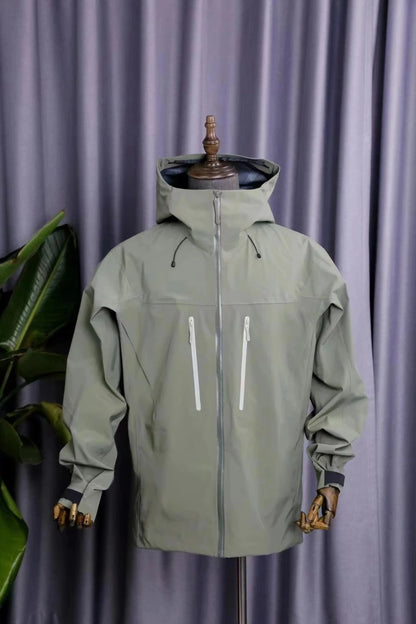 ARC SV Embroidery Bird Logo Three Layer Mens Womens Camping Coat Outdoor Waterproof Windbreaker Hiking Ski Jackets Unisex