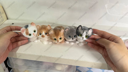 Kitty Taba Squishy Soft Cat Fidget Toy ASMR Cute Animal Squeeze Toy Anti Stress Funny Toys For Children Christmas Party Gift