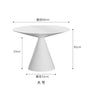 Round Light Luxury Metal Coffee Table Living Room Furniture Sofa Side Tables A Few Balcony Tea Tables Bedroom Nightstand