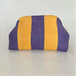 Women's Striped Beach Clutch Bag Versatile Small Woven Crochet Handbags Purses Knitting Dumpling Clutch Casual Bag