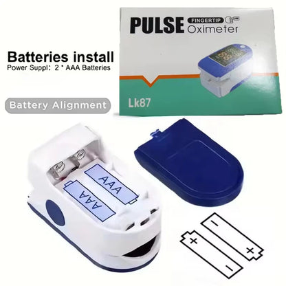 Portable Health Monitor Non Contact IR Thermometer / Fingertip Pulse Oximeter Fast Measurement SpO2 PR Household Monitoring Devi