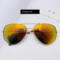 2024 Pilot Aviation Sunglasses MenShades Retro Classic Silver Sun Glasses Female Male  Brand  metal frame sunglasses sunshade