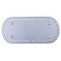 22*10Cm Oval Bottom For Knitted Bag PU Leather Bag Accessories Handmade Bottom DIY Crochet Bag Bottom Solid Color Bag Part NEW