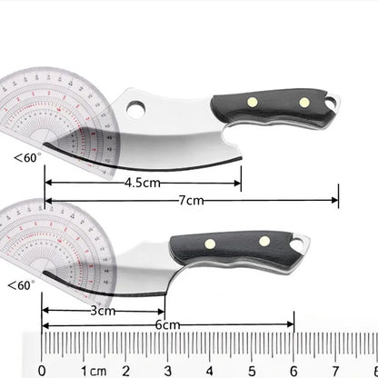 EDC Mini Knife Sharp Mini Kitchen Knife Gift Carry Pocket Knives Unboxing Tool Portable Paper Cutting EDC Fixed Keychain Knife