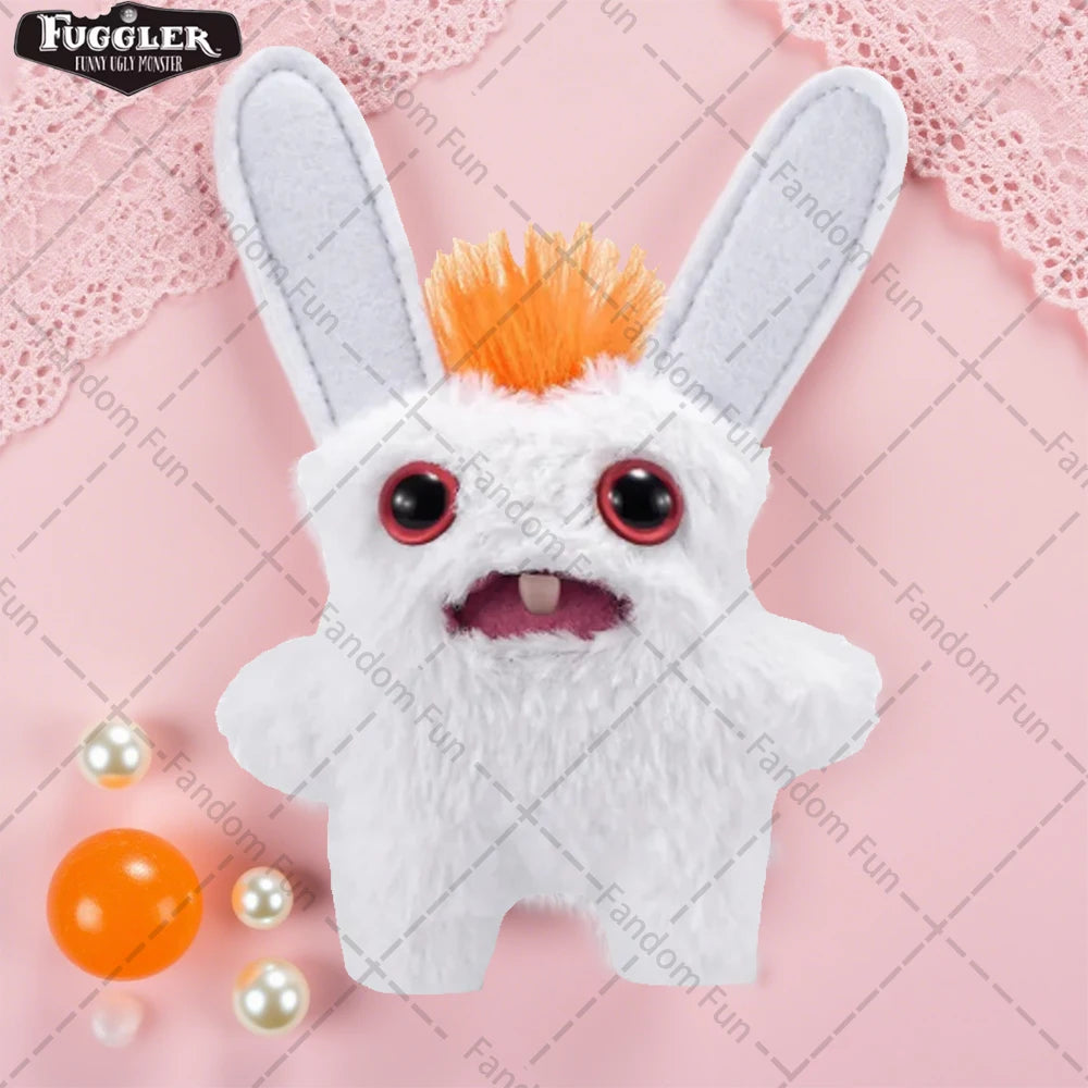Baby Fugg Fuggler Monster Plush Doll  Original Rabid Rabbit Funny Ugly Hedge Grog Screech Wide-Eyed Teeth Monster With Box