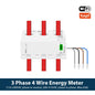 Zemismart 120A Zigbee WiFi 3 Phase Energy Meter Smart Din-rail Power Monitor Withdrawable Split-core CTs Works with Tuya App