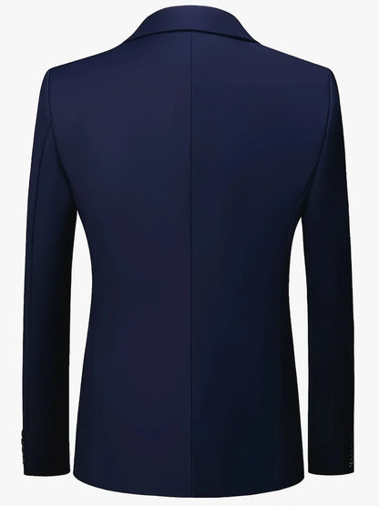 Men's Suit 2pcs Set, Elegant Formal Jacket And Pants, Great Wear for Wedding, Party And Formal Dinner