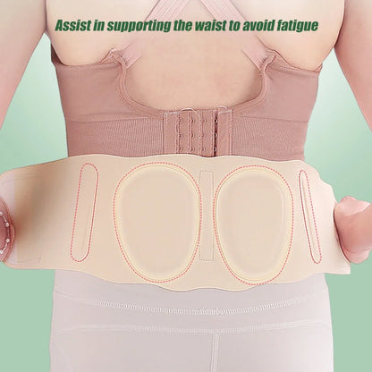 1pc New Thin Back Brace for Lower Back Pain Lumbar Support Belt for Men and Women, Waist Support for Lower Back Pain Relief