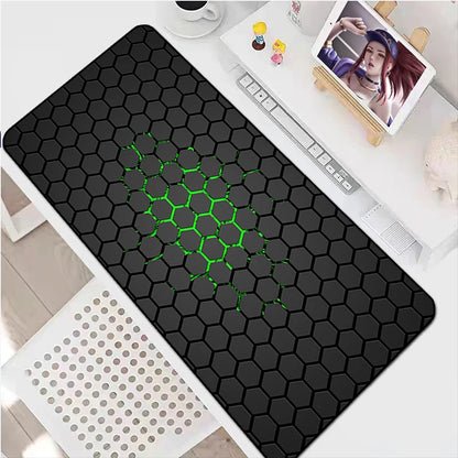 Honeycomb Gaming Mouse Mat Mausepad Gamer Cabinet Pc Accessories Keyboard Pad Deskmat Mousepad Mats Mause Laptops Pads Anime Xxl