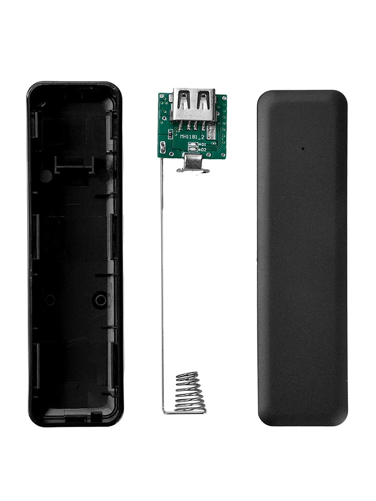Welding-free 1-cell 21700 Mini Battery Power Bank Case 21700 Battery Box DIY Mobile Power Supply Box Kit Not Including Batteries