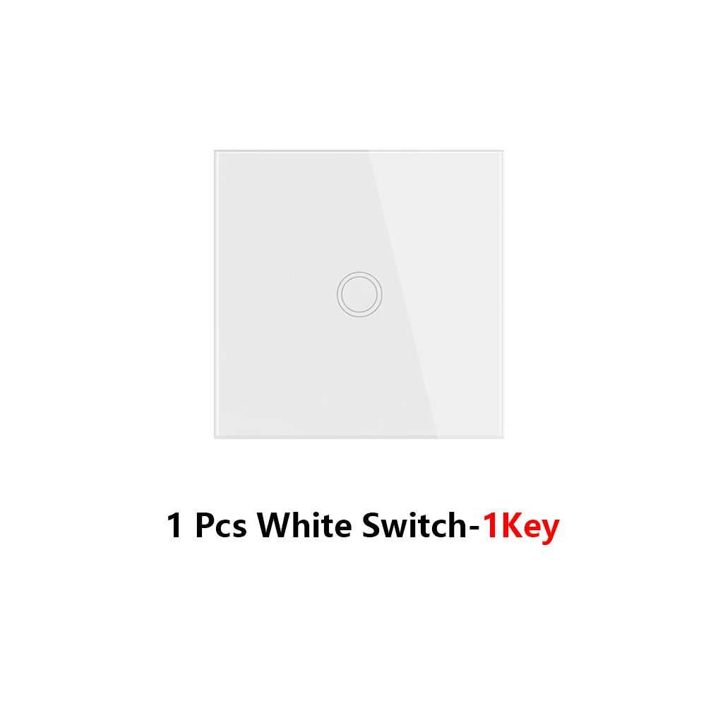 Diese 86 Wireless Touch Light Switch 433MHz Remote Transmitter, AC 110V~250V 10A Relay Receiver Interruptor for home improvement