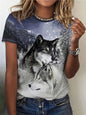 2025 New 3D Cat Print Ladies Urban Street Fashion T-shirt Animal Lover T-shirt Summer Everyday Casual Ladies Short Sleeve Top