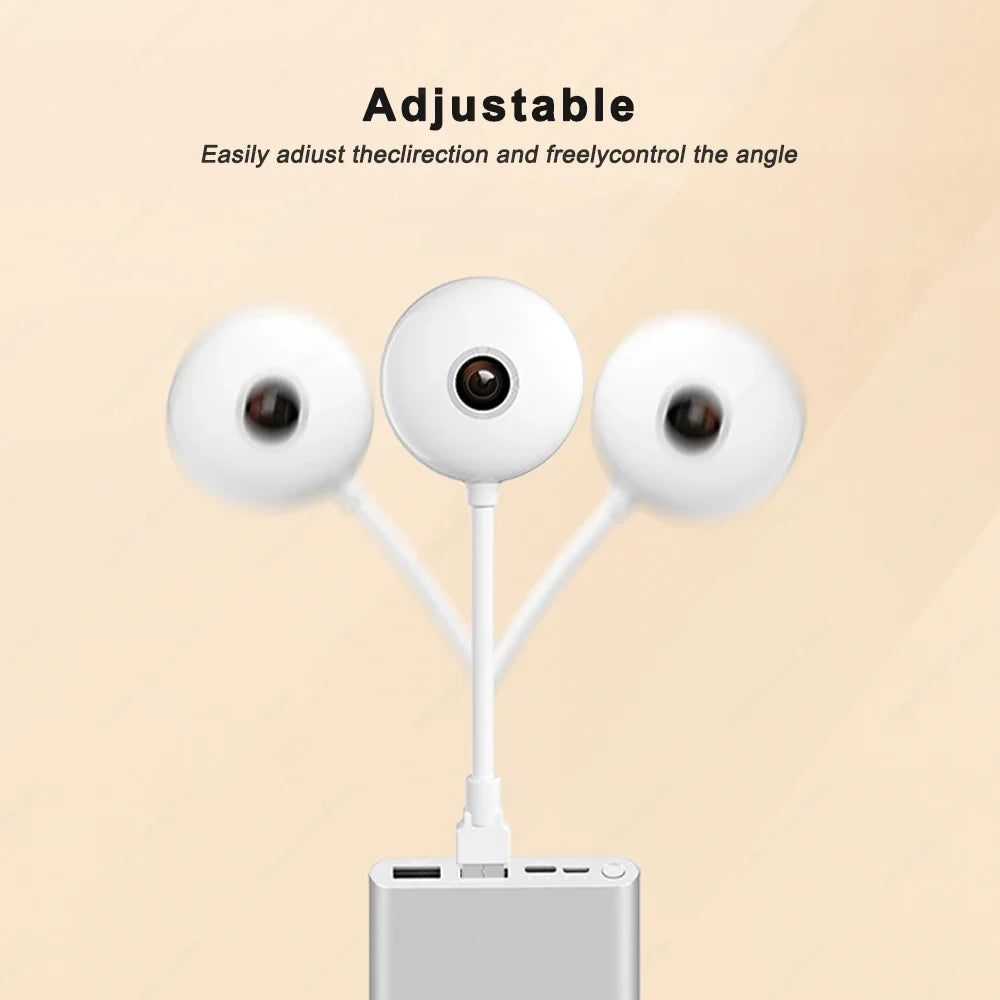 Indoor Mini Camera 3MP 2.4G WIFI Wireless Baby Monitor USB Light Bulb Camera Home Security Protection IP Cam Video Surveillance