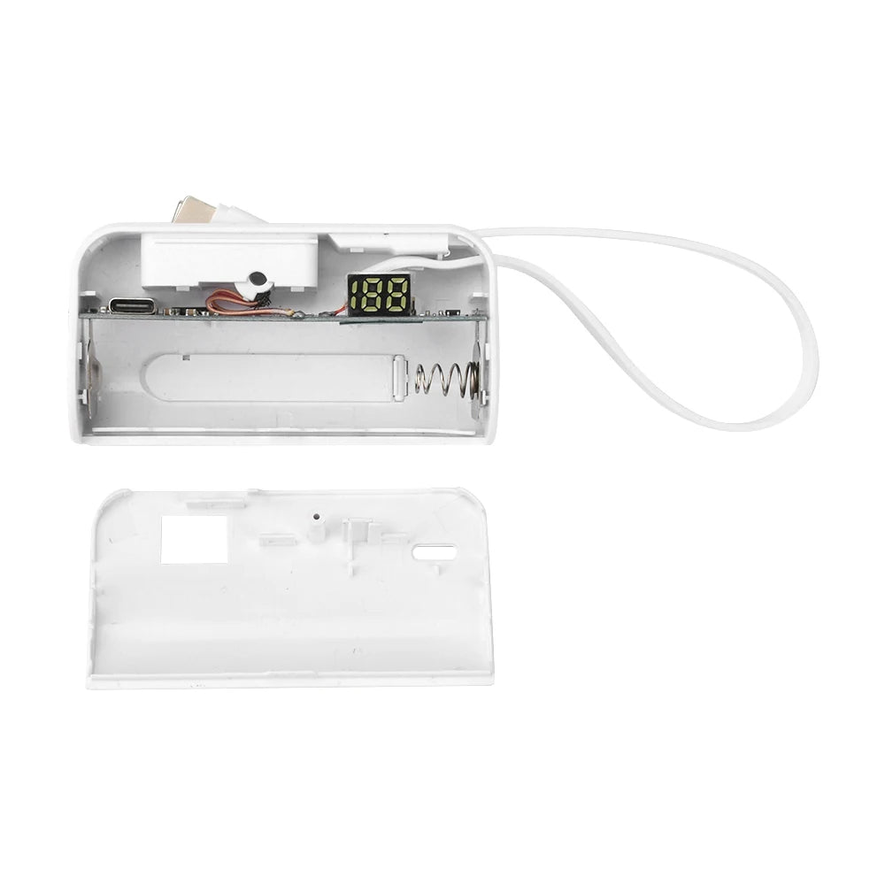 1x 21700 Mini Power Bank Case DIY Mobile Power Supply Battery Box kit Free Welding Type-C For Smart Phones Not Include Battery