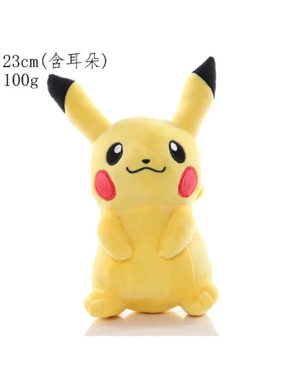 20CM Pikachu Plush Doll Pokemon Plush Toy Cute Cartoon Animal Peluche Gift for Kids