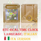 GB/GBC Real Time Clock Pokemon Crystal/Gold/Silver Version Video Game Cartridge with Battery USA/NOE/FRA/ESP/ITA Version
