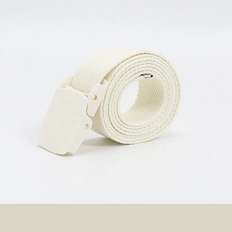 Colorful Canvas Tactical Belt Unisex Fashion Casual Luxury Trend Jeans Accessories Youth Nylon Girdle Cute Kids Hunting Belt