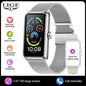 LIGE Fashionowy Smartwatch z Pełnym Ekranem Dotykowym Męski Damski Przypomnienie o Połączeniach Bransoletka Damska 100+ Trybów Sportowych Monitor Tętna Smartwatch