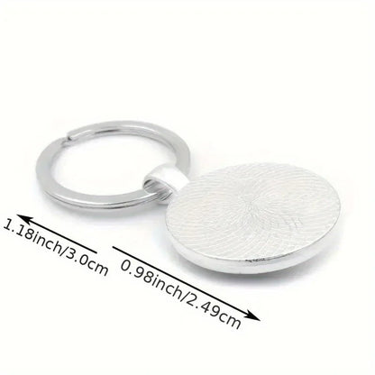 Noter New 8 Styles Unique 2D Flat Keychain Retro Anchor Knight Motorcycle Pattern Car Backpack Charm Pendant Decoration Key Ring