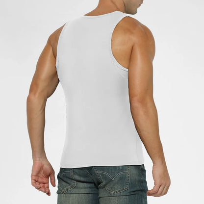 Vest Men's Comfortable Breathable Sling Hurdle Short-Sleeved Young Boys Sports Running Sleeveless T-Shirt Bottoming Shirt Unders