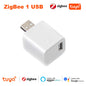 Smart Zigbee Micro USB Adaptor 5V WiFi USB Power Adaptor Smart Timing Charge Plug Works With Alexa Google Assistant Smart Life