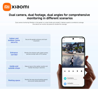 Xiaomi Outdoor CW500 Dual Camera Version IP66 Security Protection CCTV AI Detection Full-Color Night Vision Smart Home Mi home