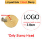 Custom Branding Iron Personalized LOGO Stamp for Woodworking Steak BBQ Leather Craft Brass Heating Tool DIY Steak Burger Wood