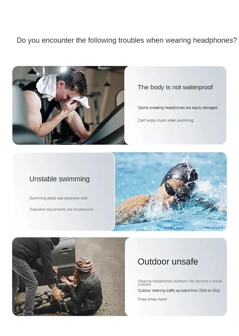 Shokz OpenSwim Pro S710 słuchawki douszne z przewodnictwem kostnym do pływania Bluetooth wodoodporne IP68 tryb podwójny 32GB pojemności sportowe