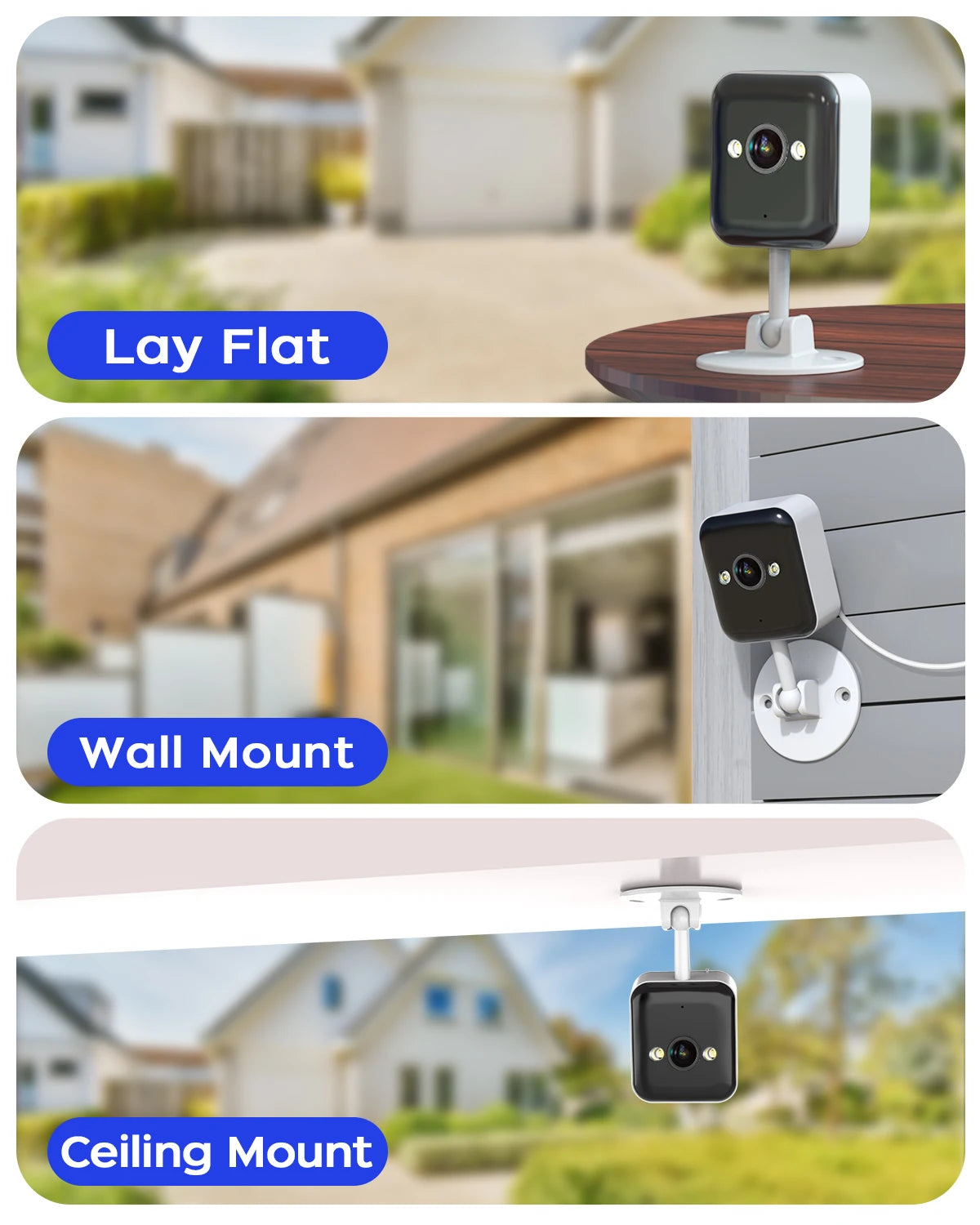 TYRVE 1080P Wifi IP Camera Outdoor CCTV Surveillance Camera 5x Digital Zoom Color Night Mini Security Camera Home Baby Monitor
