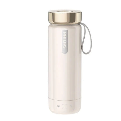 Philips GoZero Electric Heating Cup AWP2799 4-Speed Temperature Settings 12H Thermos Fast Boil Ideal for Travel Office Home