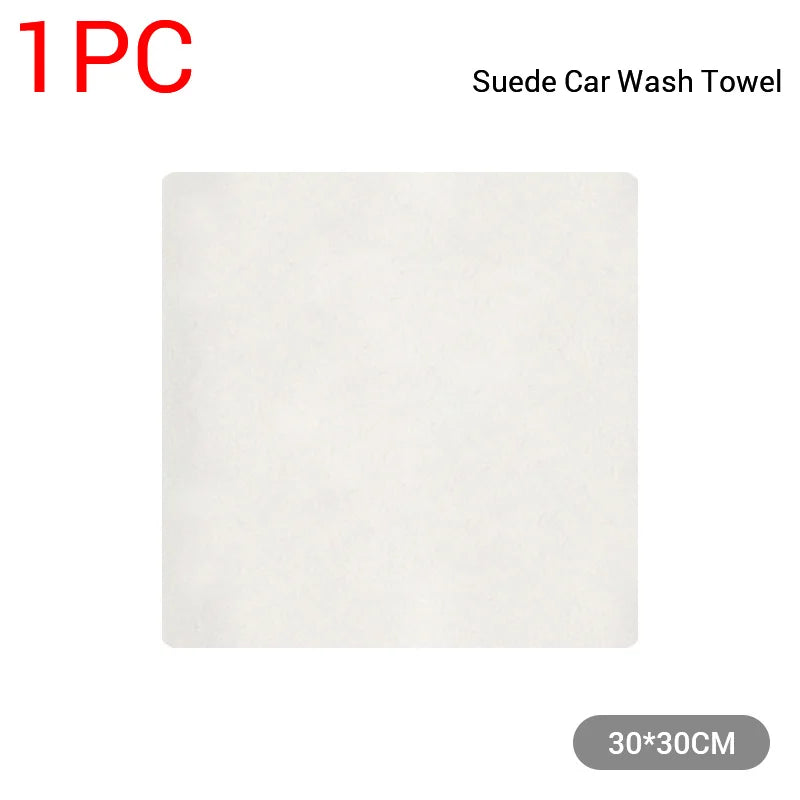 SEAMETAL Car Care Cleaning Towel Natural Sheepskin Quick Drying Cloth Super Absorbent Washing Towels Car Wash Tool Accessories