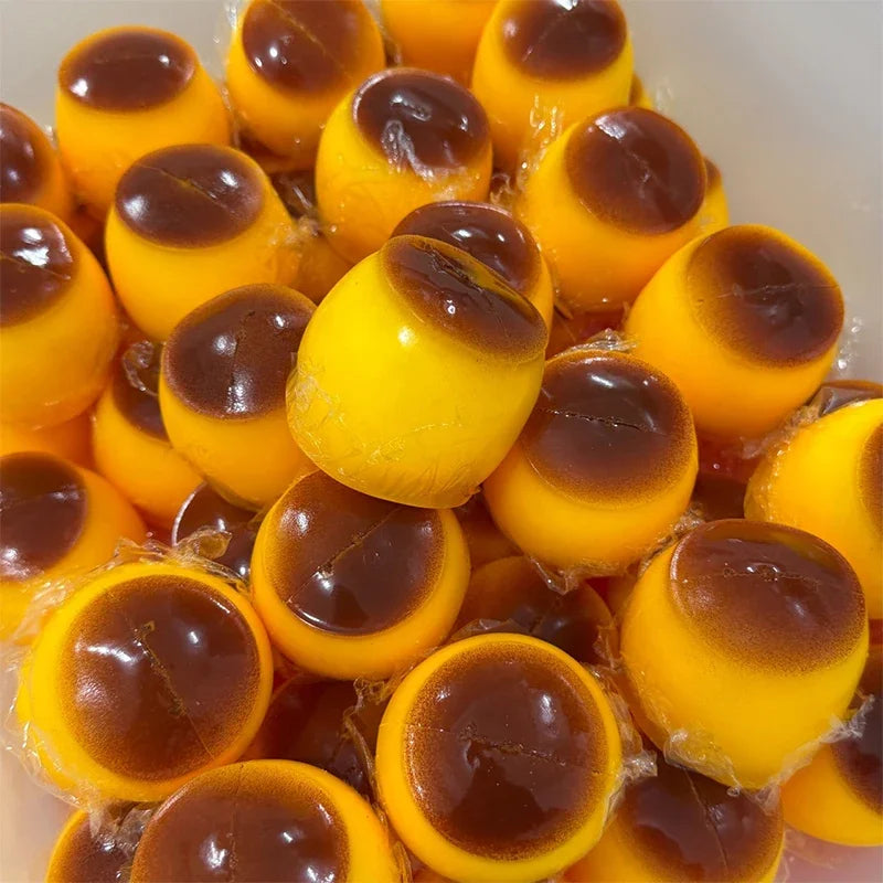 Cute And Soft Caramel Pudding Stress Ball Homemade Diy Handmade Squeeze Ball Toy Stress Relieving And Ventilating Toy Home Decor