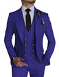 3 Piece Men's Wedding Dress Suits Slim Fit Lapel Tuxedos Party Leisure Formal Male Suit For Groomsman Suit (Blazer+Vest+Pants)