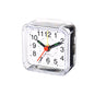 1PC Square Small Alarm Clock Acrylic Frame Quartz Movement Accurate Time Bedside Desk Clock for Bedroom Wake Up Student Clock
