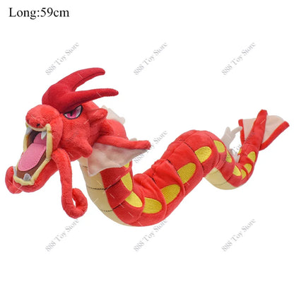 Hot Sale Pokemon Plush Toy Mega Rayquaza Gyarados Dragonair Mimikyu Lucario Horsea Charizard Soft Stuffed Peluche Kids Xmas Gift