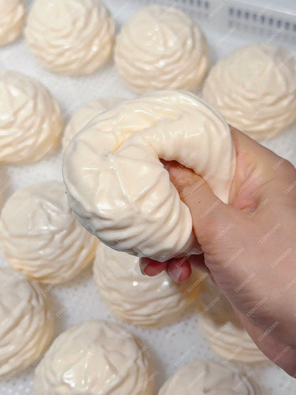 Crunchy Whipping Cream Stress Ball Squishy Toys Moldable Whipped Cream Squeeze Ball ASMR Anti Stress Fidget Toys for Adults