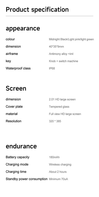 LIGE New 2.01-inch Smart Watch Men Women Heart Rate Health Monitor HD Bluetooth Call Waterproof Sport Smartwatch for Android iOS