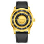 FOXBOX Watch Planet Design Fashion Floating Magnetic Pointer Free Ball Bearing Creative Simple Waterproof Quartz Watch for Men