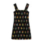 Summer Embroidery Spaghetti Strap Dress Women's Dress Square Collar Sundress Knee-Length A-LineSkirt Y2K 2025 DABUWAWA DM2BDX003