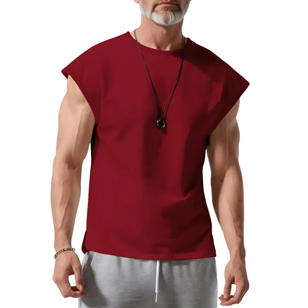 Amazon cross-border men's clothing summer new sleeveless t-shirt youth casual loose thin vest men