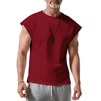 Amazon cross-border men's clothing summer new sleeveless t-shirt youth casual loose thin vest men