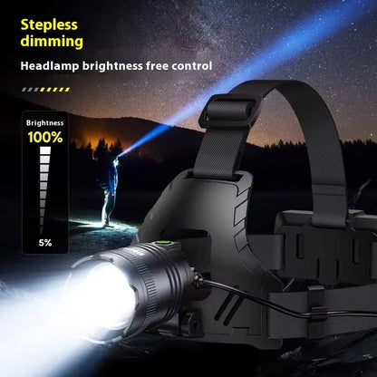 Czołówka Philips SFL 3341 z regulowanym o 90 stopni strumieniem światła, 680 minut pracy, bardzo duża bateria 3600 mAh, montowana na głowie