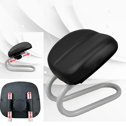 Portable Prayer Stool Adjustable Height Metal Kneeling Stool Non-slip Leg Sleeve Ergonomic Kneeling Chair for Home Yoga Studio