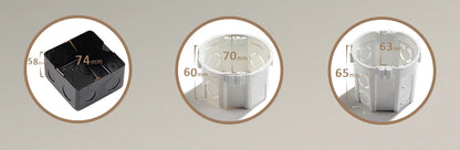 Bseed Zigbee Button Switchs Need Neutral Wire Tuya Smart Life Alexa App Control Glass Frame 86*86mm White Light Switch