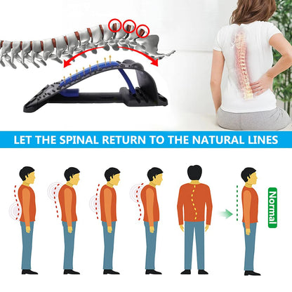 Neck Support Massage Board 4 Level Adjustable Neck Stretcher Traction Devices Stretch Cervical Sporting Fitness Lumbar Support