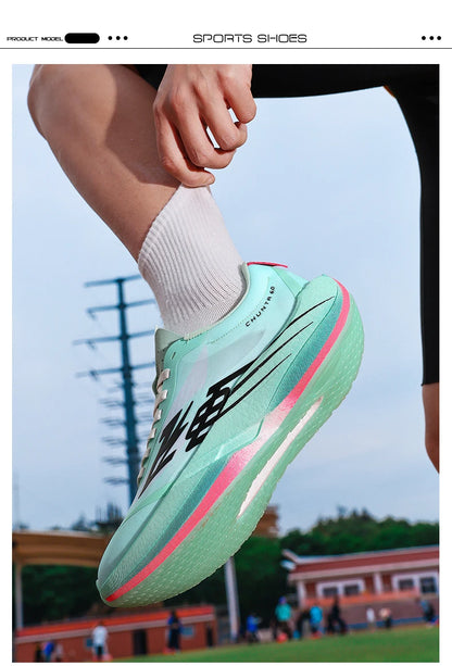 Running Shoes Men Carbon Board Marathon Speciality Sports Breathable Lightweight Women's Comfortable Athletic Chunta6.0 Sneakers