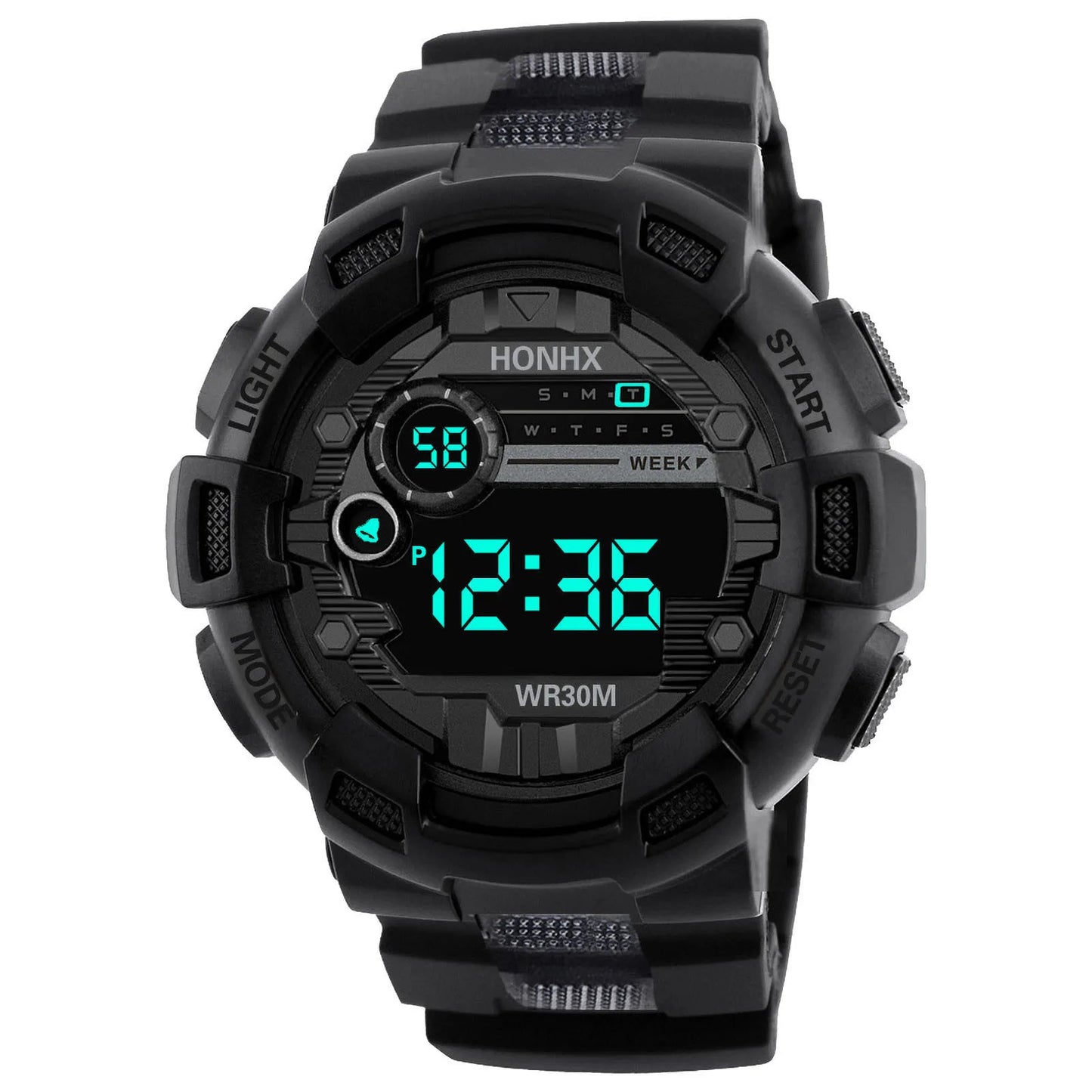 Fashion Men‘s Watch Waterproof Sports Digital Watches Men Large Dial Electronic Wristwatch Clock for Boys Child Reloj Hombre